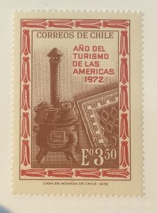 Chile 1972 Scott 432 MH  - 3.50e, Tourist Year of the Americas,  Stove
