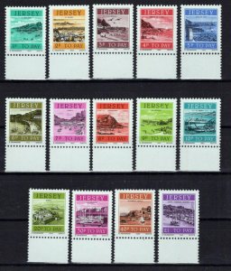 Jersey J33-J46 MNH Postage Due Stamps Scenic Views ZAYIX 0524S0080M