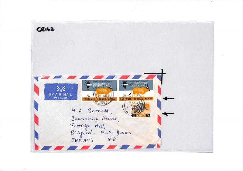 CE162 Kenya Nairobi 1971 KUT Stamp Air Mail Cover