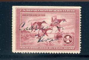 Scott #RW2 Federal Duck Used Selection of  3 Nice Stamps (Stock #RW2-5)