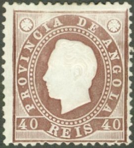 ANGOLA 20 MH CV $17.50 BIN $8.50