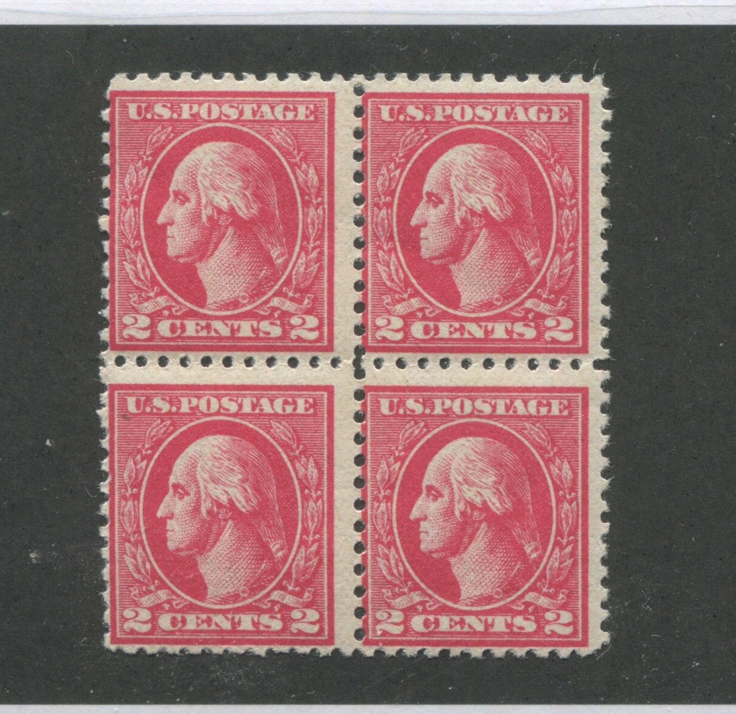 1920 US 2c Postage Stamp 527 Mint Never Hinged Fine Original Gum Block