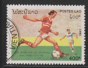 Laos 1035 World Cup Soccer 1991