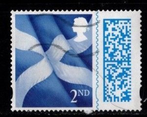 Scotland - 2022 National Flag Barcoded (Off Paper) - Used
