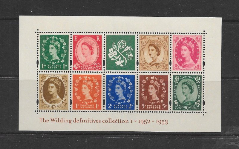 GREAT BRITAIN-CLEARANCE #2086 WILDING SHEET MNH