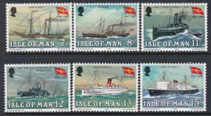 168-73 Isle of Man Ships MNH