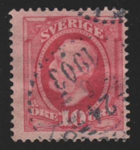 Sweden 58 King Oscar II 1891