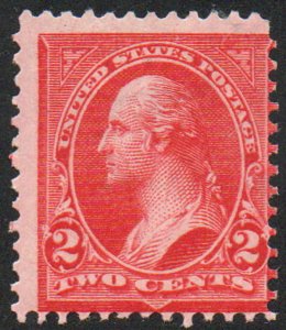US #279B SCV $25 Fine OG NH, eye popping color!