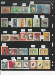 ALBANIA COLLECTION ON STOCK SHEET, MINT/USED