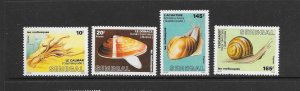 MARINE LIFE - SENEGAL #771-4 MNH