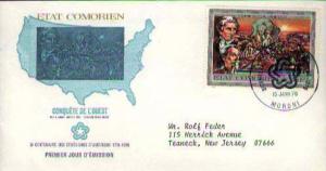 Comoro Islands, First Day Cover, Americana