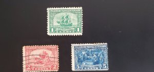 U. S. # 548-550  1920 Pilgrim Tercentenary