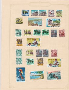 tanzania stamps sheet ref 17767 