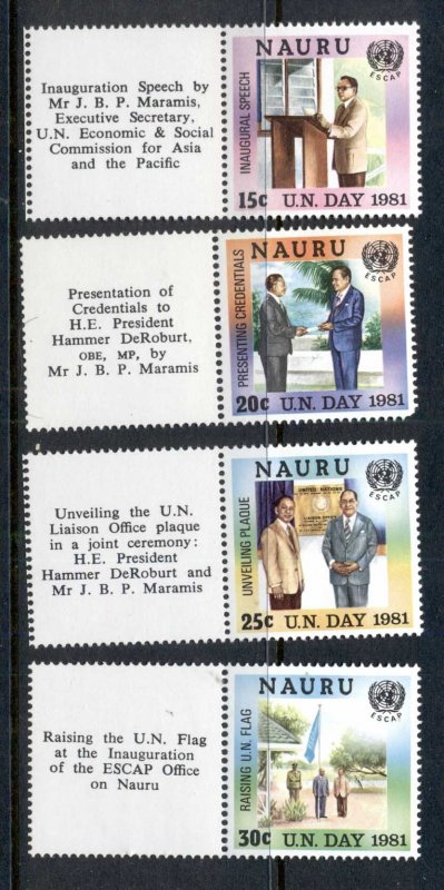 Nauru 1981 UN day MUH