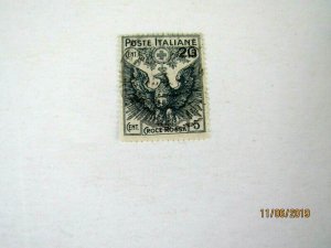 Italy #B4, Surcharge 20c on 15+5, Eagle Bearing Arms, 1916, CV $55.00