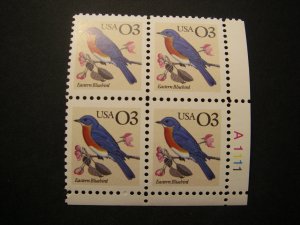 Scott 2478, 3c Easter Bluebird, PB4 #A1111 LR, MNH Flaura & Fauna Beauty