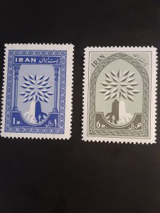 +Iran #1154-1155            MNH