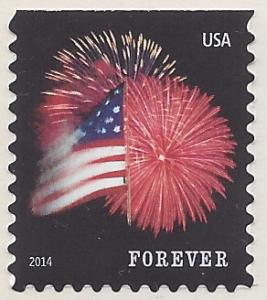 #4855 (49c Forever) Star Spangled Banner Booklet Single 2...