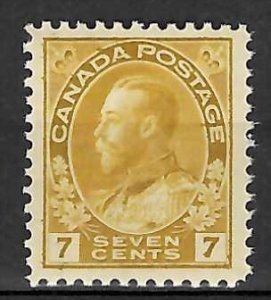 Canada #113 Mint VF NH Admiral -- Wet Print -- High Quality stamp C$240.00