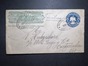 Unknown Year Mexico Cover Express Wells Fargo to Veracruz