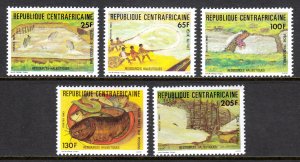 Central African Republic - Scott #626-630 - MNH - SCV $7.85