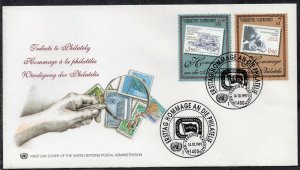 United Nations 1997 - Wien - Philatelic Exhibition - Stamps of stamps - FDC