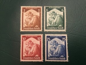 ICOLLECTZONE Germany 448-451 VF  hinged