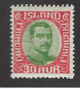 Wonderful Iceland #122 Mint F-VF SCV$57.50...fill a key spot!!