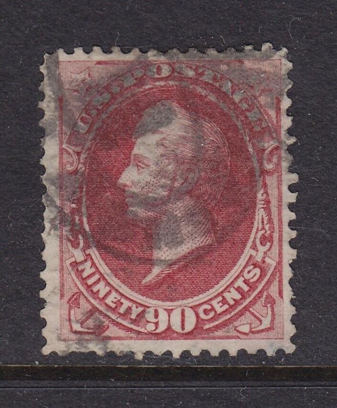 191 F-VF used neat cancel with nice color cv $ 350 ! see pic !