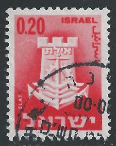 Israel #284 20a Arms of Elat