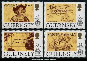 Guernsey Scott 467-470 Mint never hinged.