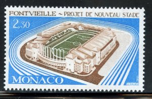 Monaco 1334 MNH, Fontvielle Stadium Issue from 1982.