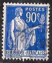 FRANCE #276 , USED - 1938 - FRAN458NS21