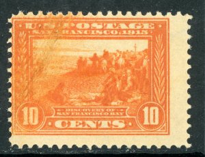 USA 1913⭐10¢ Panama Pacific⭐ Orange Perf 12 ⭐ Scott #400A ⭐ MNH P933