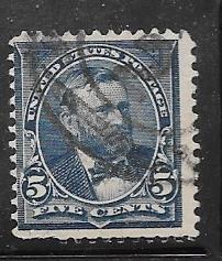 US # 281-5c Grant Blue (U) CAT. $2.25