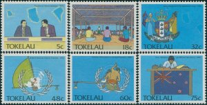 Tokelau 1988 SG159-164 Political Development set MNH