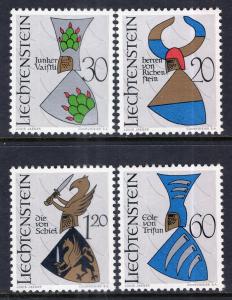 Liechtenstein 411-414 MNH VF