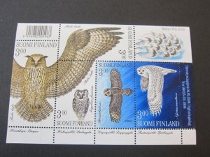 Finland 1998 Sc 1087 bird set MNH