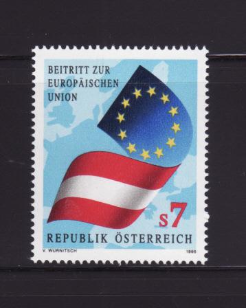 Austria 1667 Set MNH Flags
