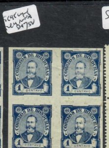 HONDURAS  SC 95 BLOCK OF 4 IMPERF   MNH      P0217B  H