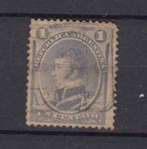 Argentina 1873 1c Blue #22 VFU BP8947