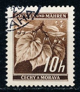 Bohemia and Moravia #21 Single Used