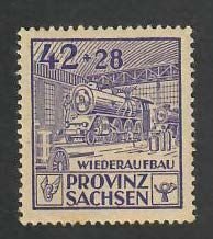 Saxony Province; Scott 13NB3; 1946;  Unused; NH