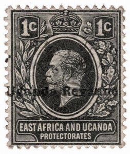 (I.B) KUT Revenue : Uganda Duty 1c (1918)