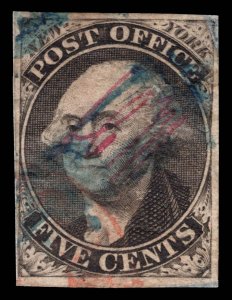 US STAMPS # 9x1 IMPERF USED CAT. $500 LOT #788