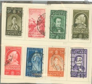 Italy #387-394  Single