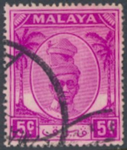 Perak  Malaya  SC#  120 Used  see details & scans