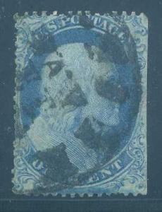 18, 1c Type I Franklin, black postmark, PSE Certificate, ...