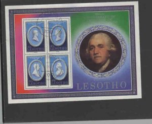 LESOTHO #301  1980 JOSIAH WEDGEWOOD    MINT  VF NH  O.G  S/S CTO  d