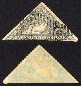 Cape of Good Hope SG7c 6d Slate-lilac on Blued Paper Cat 500 pounds